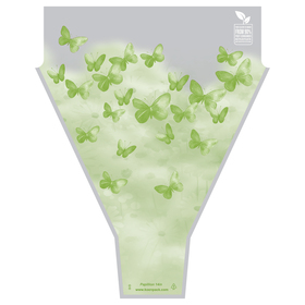 Papillon Bloom  90% PCR 20x14x4in verde