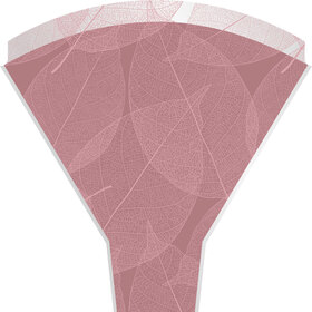 Tüte Skeleton Leaves 50x35x10cm rosa