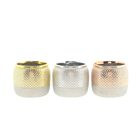 Electroplated Pot Decora ES7 3ass.