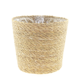 Pot basket seagrass Ø21/16xH20cm ES19
