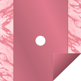 Marbleous 24x24in pink with hole