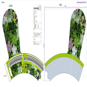 Potcover Gasteria ES12 FSC* green