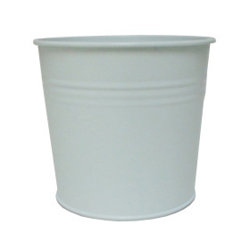 Tin Pot 4.5in white