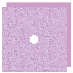 Damasty 24x24in lilac with hole