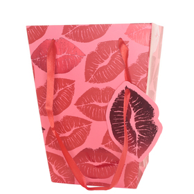 Draagtas Isadora 15/15x11/11x20cm FSC* rood