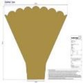 Sleeve Majesty 50x35x10cm yellow