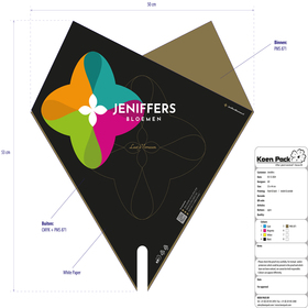 Hoes Doublé Jeniffers 53x44cm FSC* goud