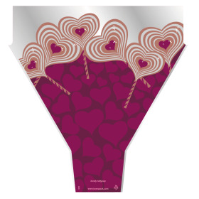 Sleeve Lovely Lollipop 50x54x15cm purple