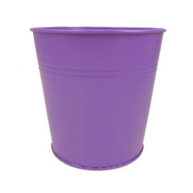 Pot Tin 6" purple (New Size)