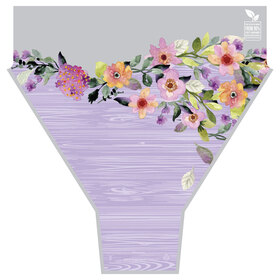 Blossoms 90% PCR 21x17x5in lilac