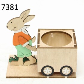 MDF Bunny planter FSC* orange