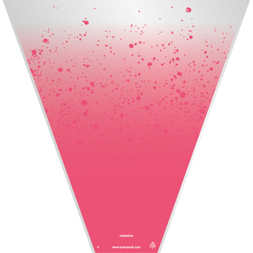 Funda Celestine PCR70% 50x44x12cm rosa + Terra