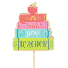 Thank you teacher books 8cm auf 50cm Stick FSC*