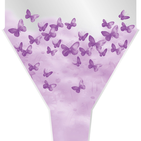 Funda Papillon 70% PCR 50x44x12cm lila