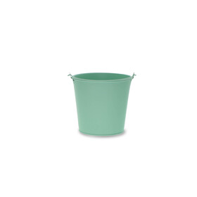 Zinc bucket Breeze Ø10.3/7.5xH9cm ES9 hemlock green