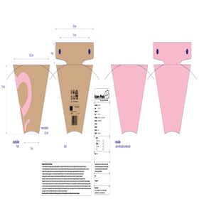 Plant sleeve BG Cal 17x16.5x7cm pink FSC*