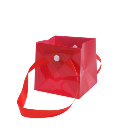 Carrybag Elin 10x10x10cm red