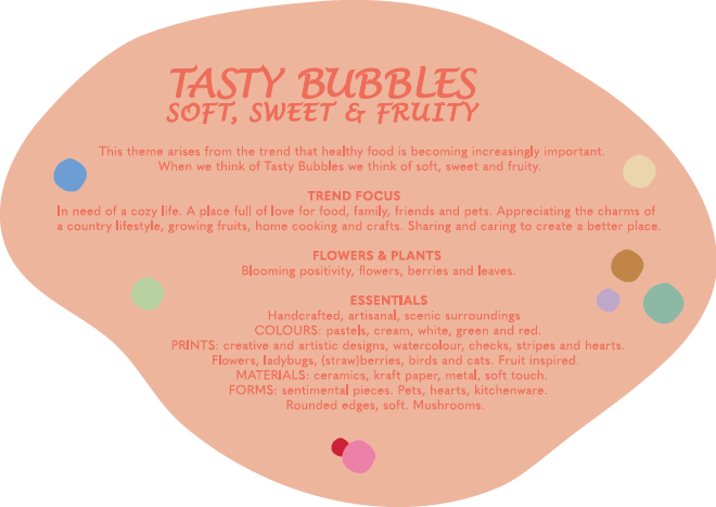 Tasty Bubbles text 2024