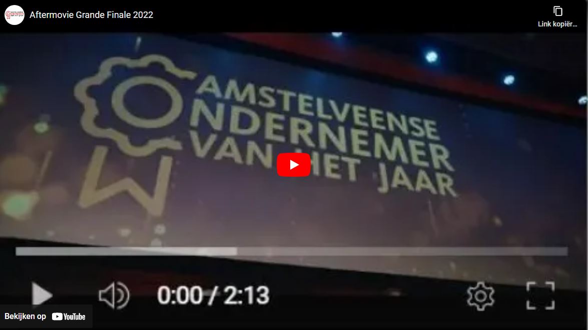 Aftermovie Grande Finale Ondernemer van het Jaar Amstelveen