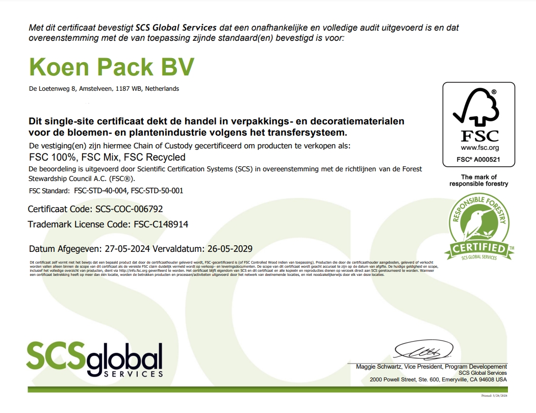 FSC Certificaat