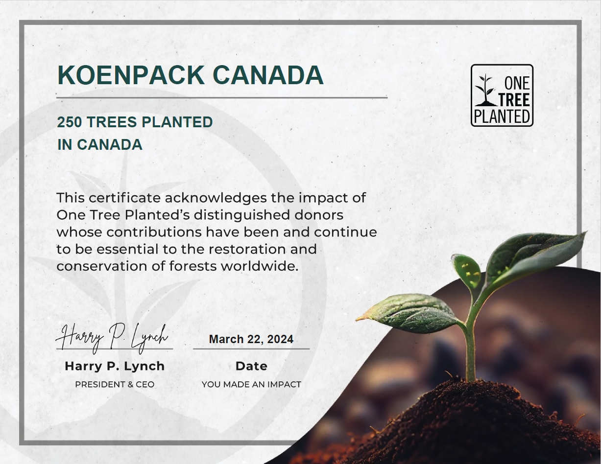 250 Trees Planted in Canada