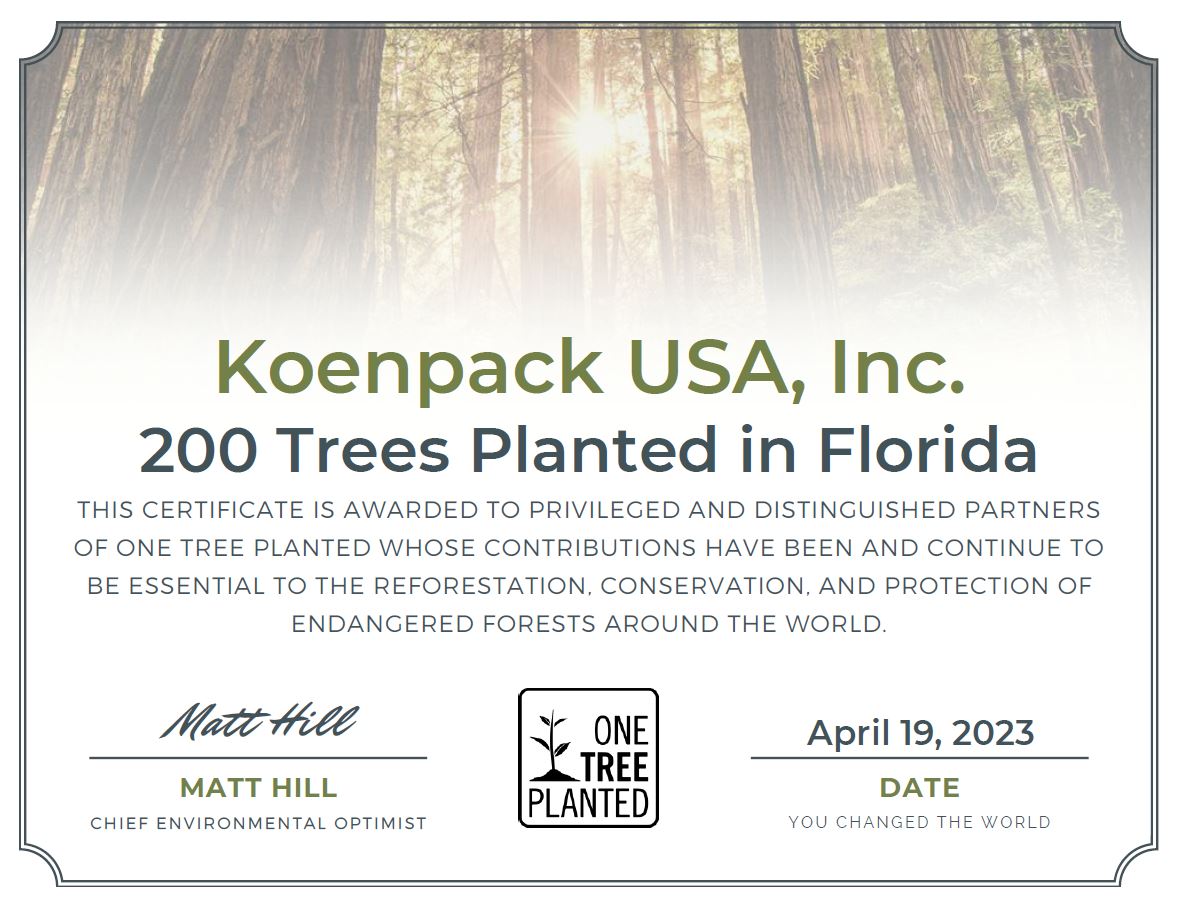 200 Trees Planted in Florida