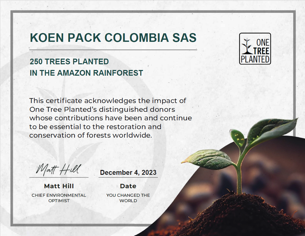 200 Trees Planted in the Amazon Rain Forest
